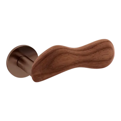 Poignée de porte CHELSEA WOOD rosace ronde