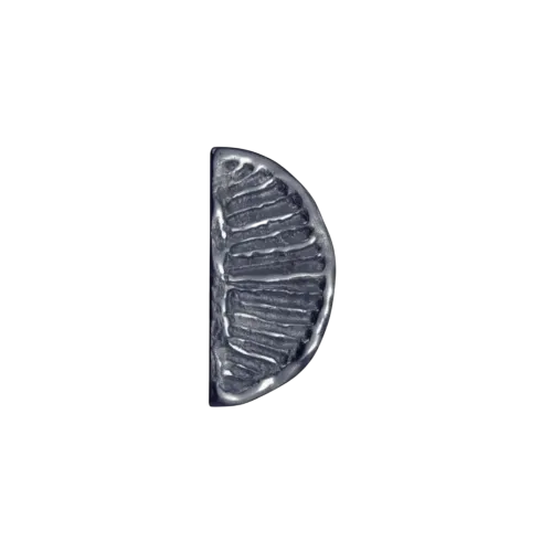 Demi-lune FLOWER 75x37mm