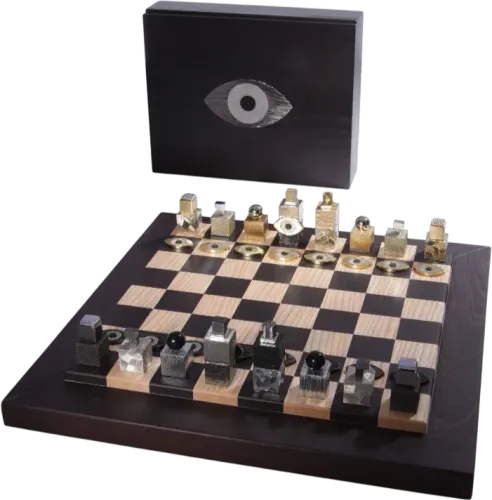 Echiquier EYE boite gun metal