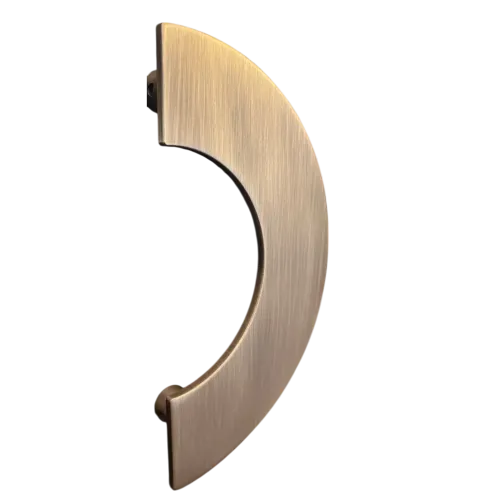 Half moon plain pull handle 300mm
